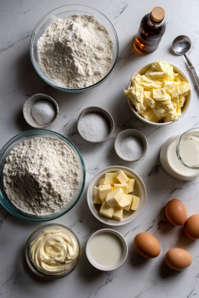Ina Garten Vanilla Cake with Buttercream Frosting Recipe