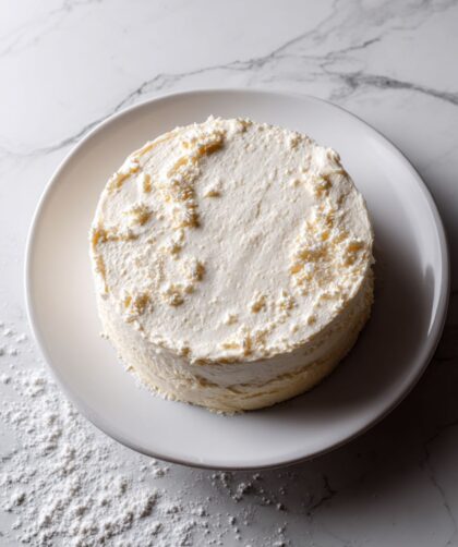 Ina Garten Vanilla Cake with Buttercream Frosting Recipe