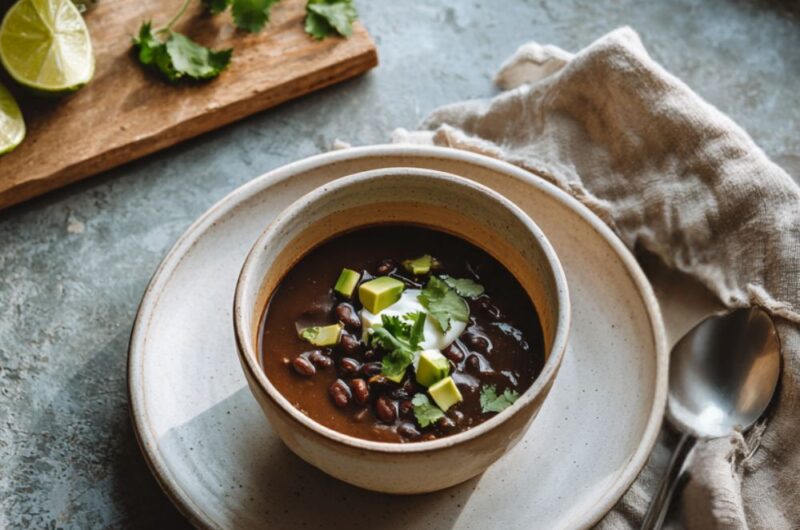 Ina Garten Barefoot Contessa Black Bean Soup Recipe