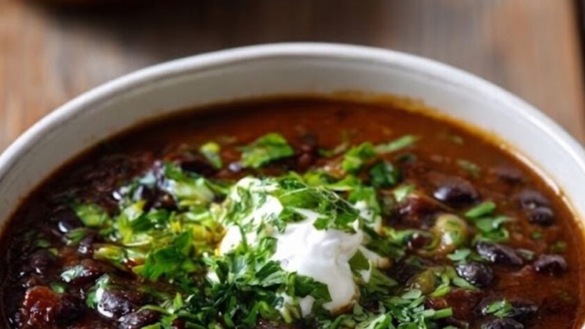 Barefoot Contessa Black Bean Soup Recipe