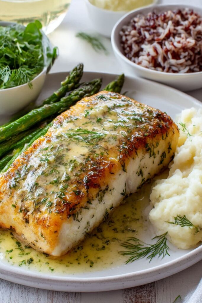 Ina Garten Halibut with Herb Butter – A Simple and Elegant Seafood Dish Recipe