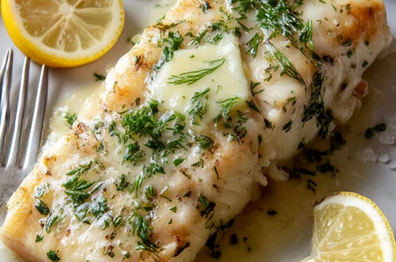 Ina Garten Halibut with Herb Butter – A Simple and Elegant Seafood Dish Recipe
