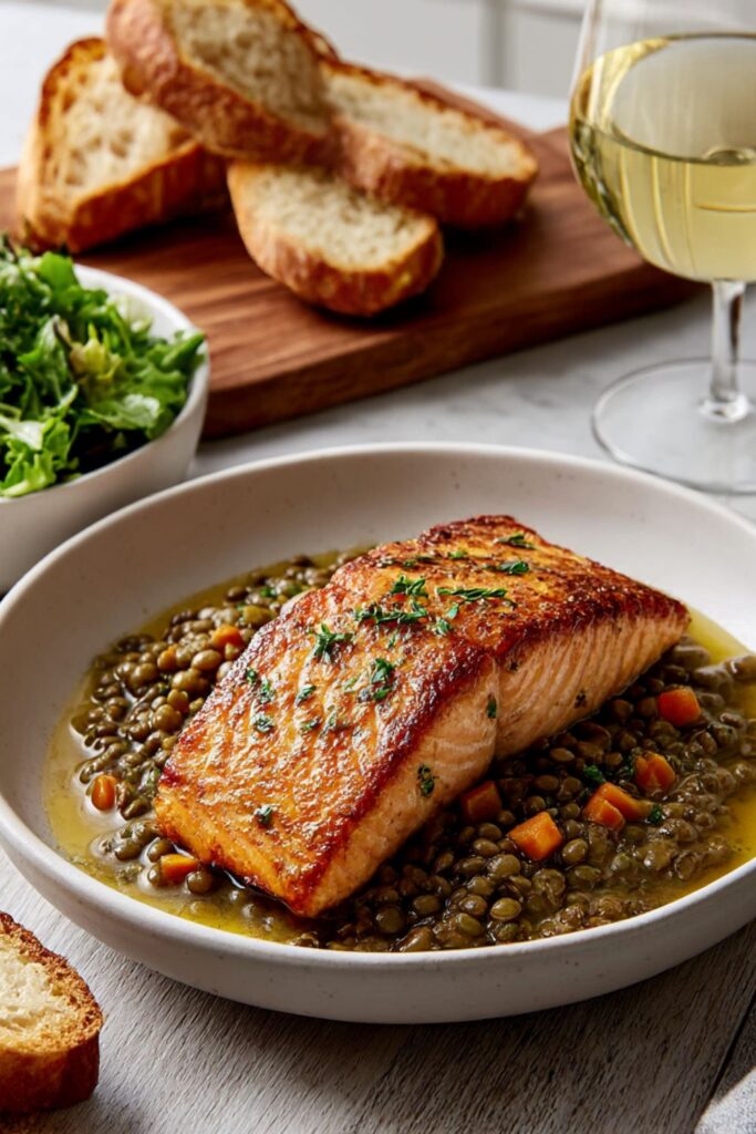 Ina Garten Salmon With Lentils Recipe