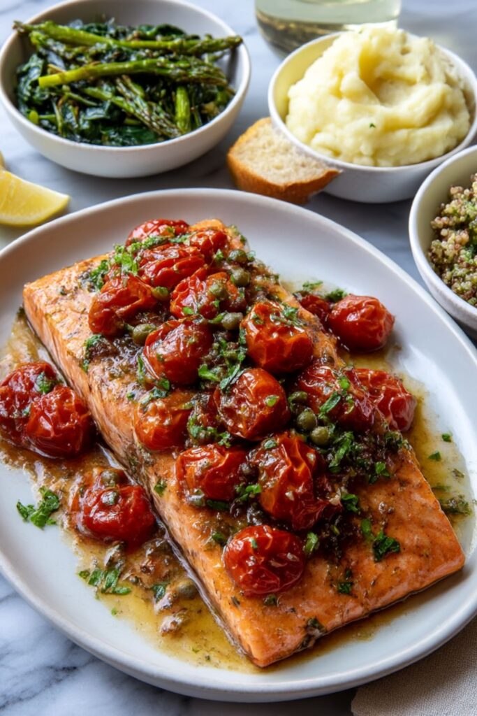 Ina Garten Salmon With Melting Tomatoes Recipe