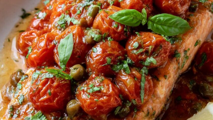 Ina Garten Salmon With Melting Tomatoes Recipe