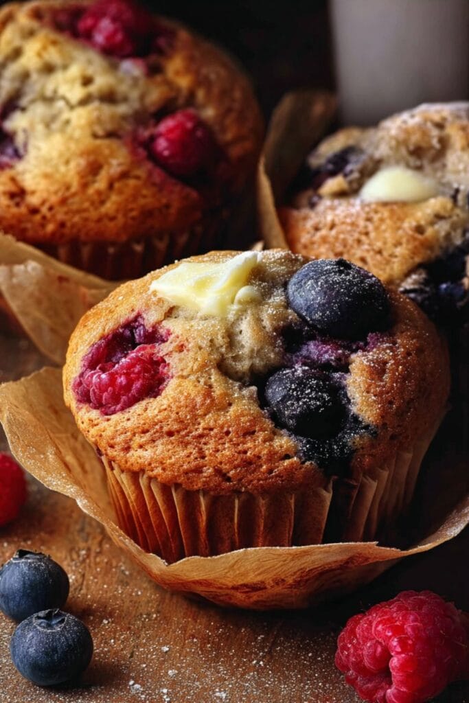 Ina Garten Tri Berry Muffins Recipe