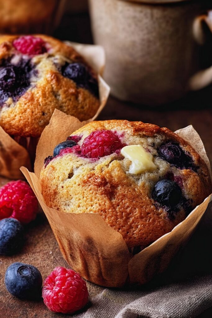 Ina Garten Tri Berry Muffins Recipe