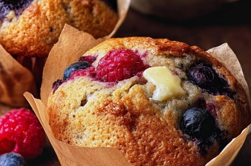 Ina Garten Tri Berry Muffins Recipe