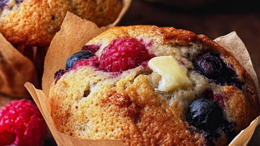 Ina Garten Tri Berry Muffins Recipe