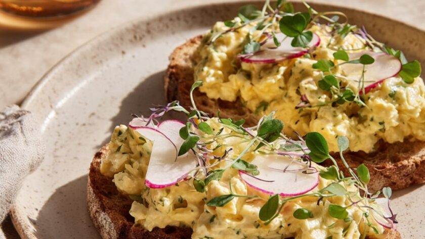 Ina Garten Egg Salad Tartines Recipe