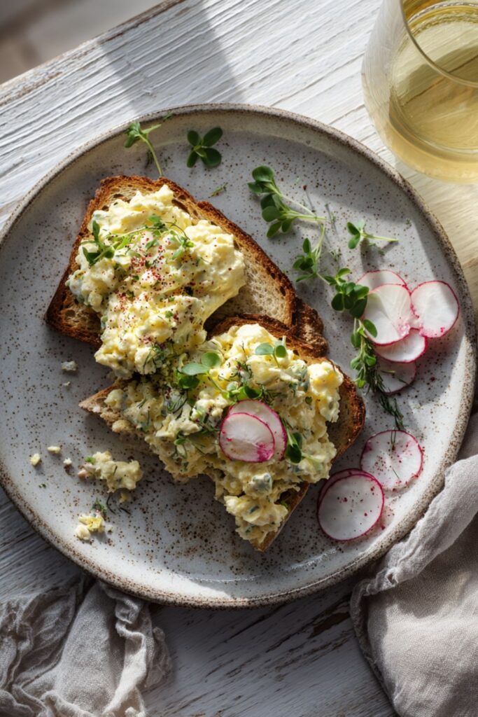 Ina Garten Egg Salad Tartines Recipe