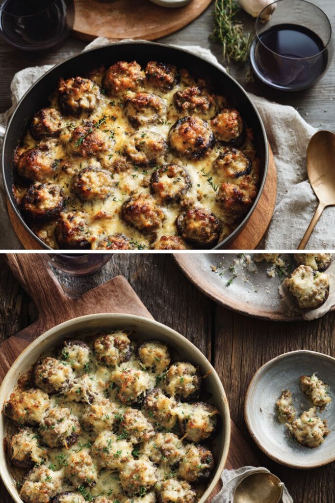 Ina Garten Sausage Stuffed Mushrooms Recipe