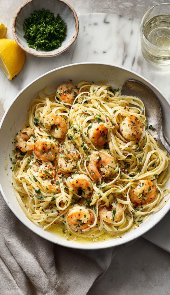 Ina Garten Linguine With Shrimp Scampi Recipe
