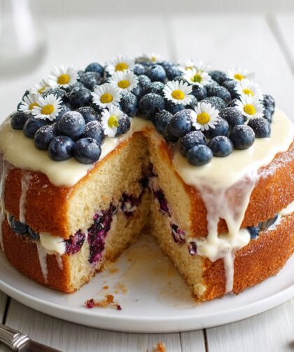 Ina Garten Blueberry Lemon Cream Cake Recipe