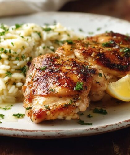 Ina Garten Crispy Chicken With Lemon Orzo Recipe