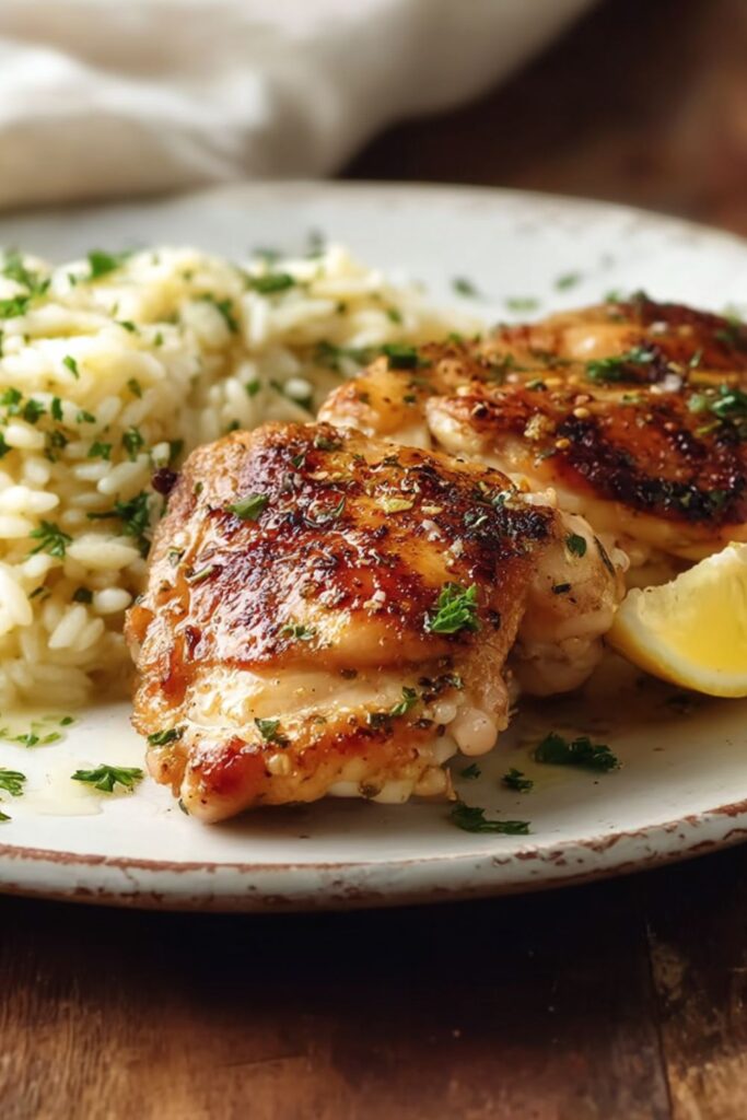 Ina Garten Crispy Chicken With Lemon Orzo Recipe
