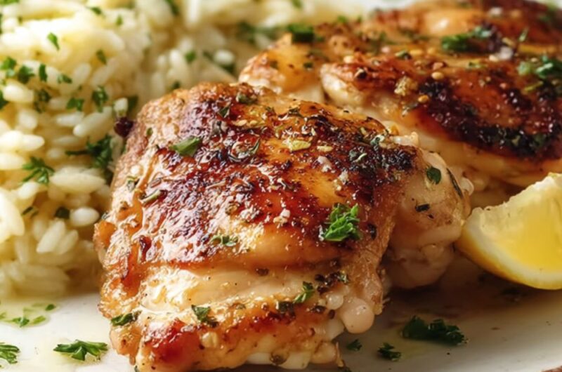 Ina Garten Crispy Chicken With Lemon Orzo Recipe