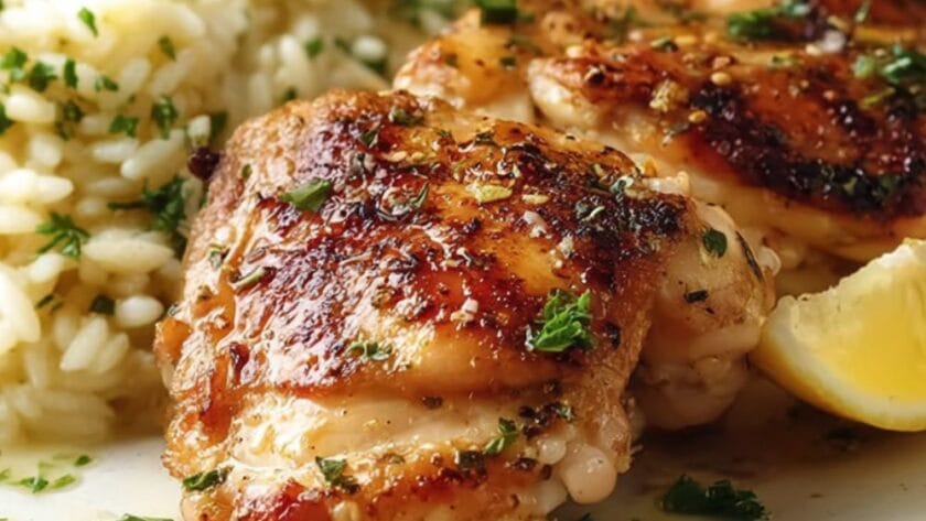Ina Garten Crispy Chicken With Lemon Orzo Recipe