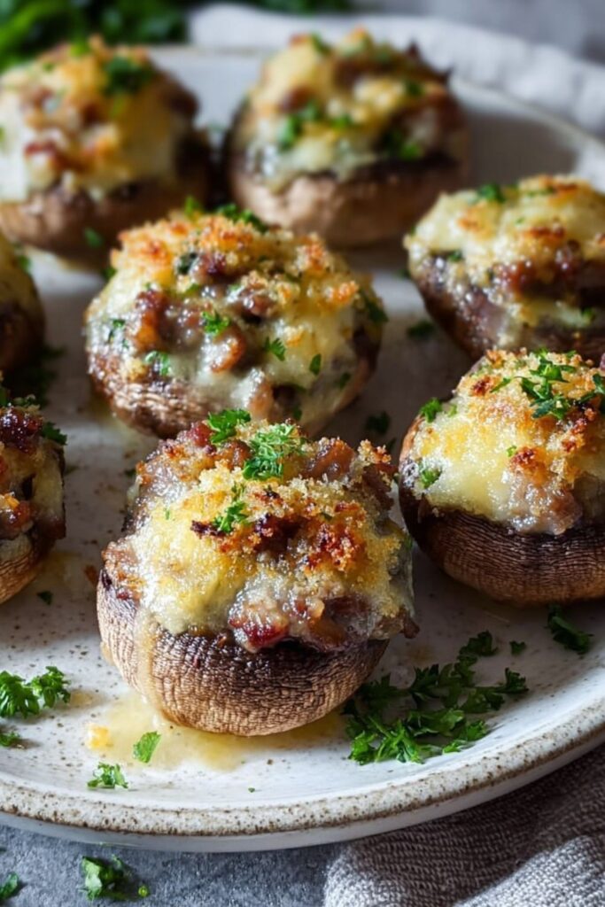 Ina Garten Sausage Stuffed Mushrooms Recipe