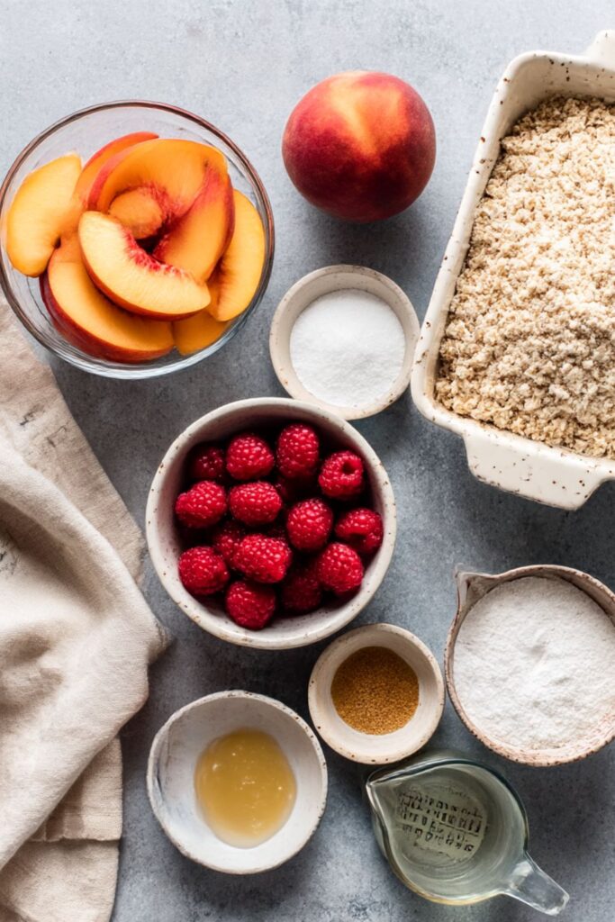 Ina Garten Peach Raspberry Crisp Recipe