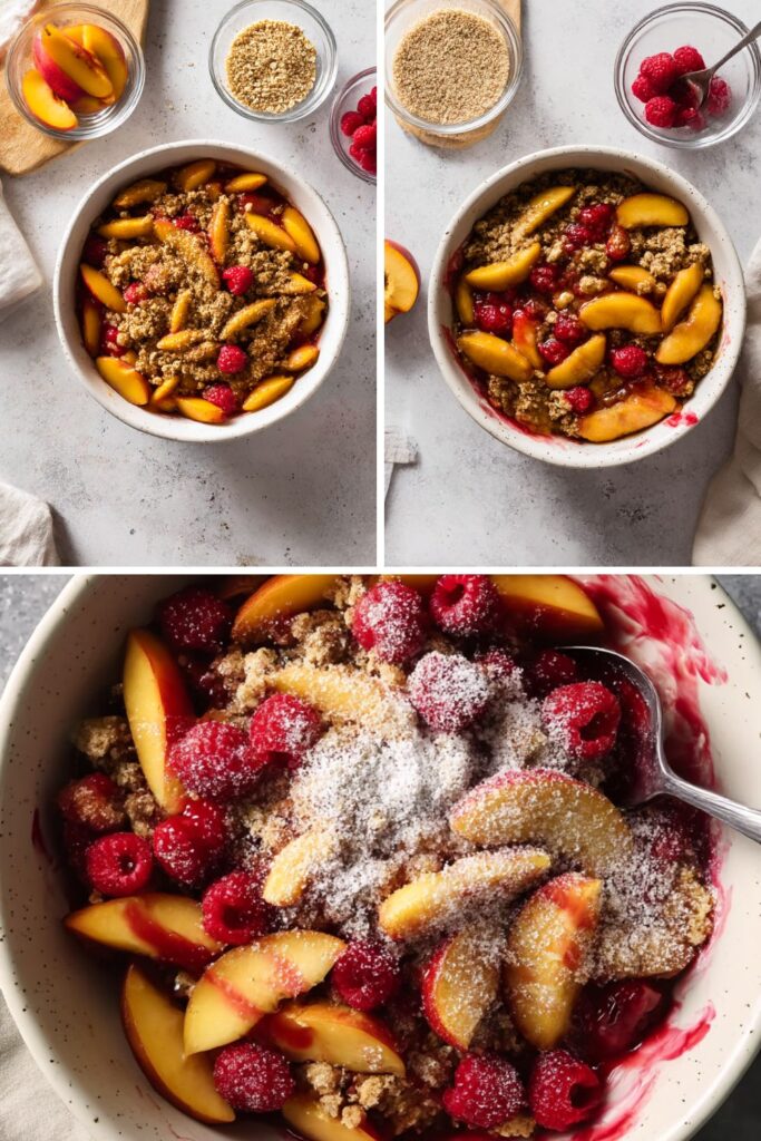Ina Garten Peach Raspberry Crisp Recipe