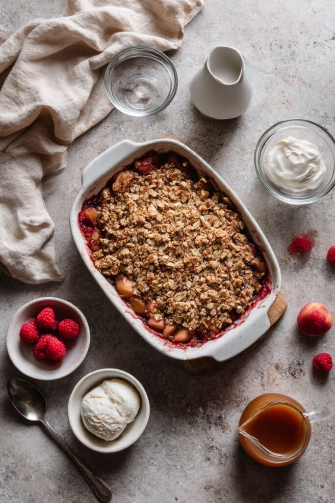 Ina Garten Peach Raspberry Crisp Recipe