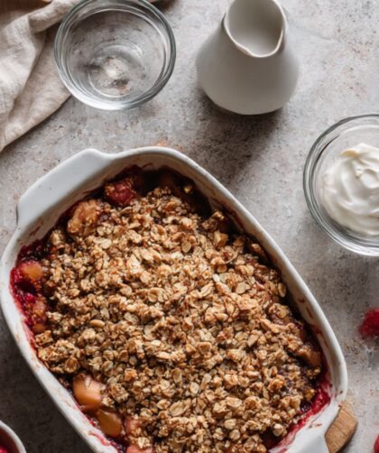 Ina Garten Peach Raspberry Crisp Recipe