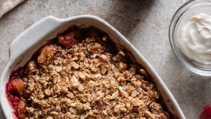 Ina Garten Peach Raspberry Crisp Recipe