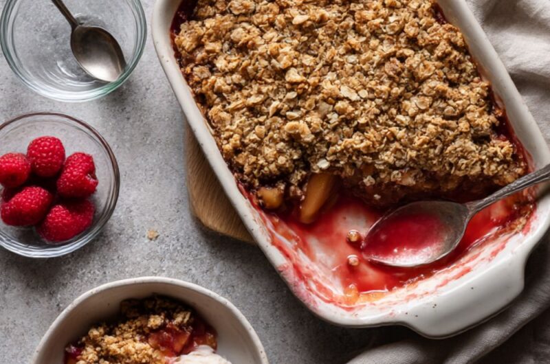 Ina Garten Peach Raspberry Crisp Recipe