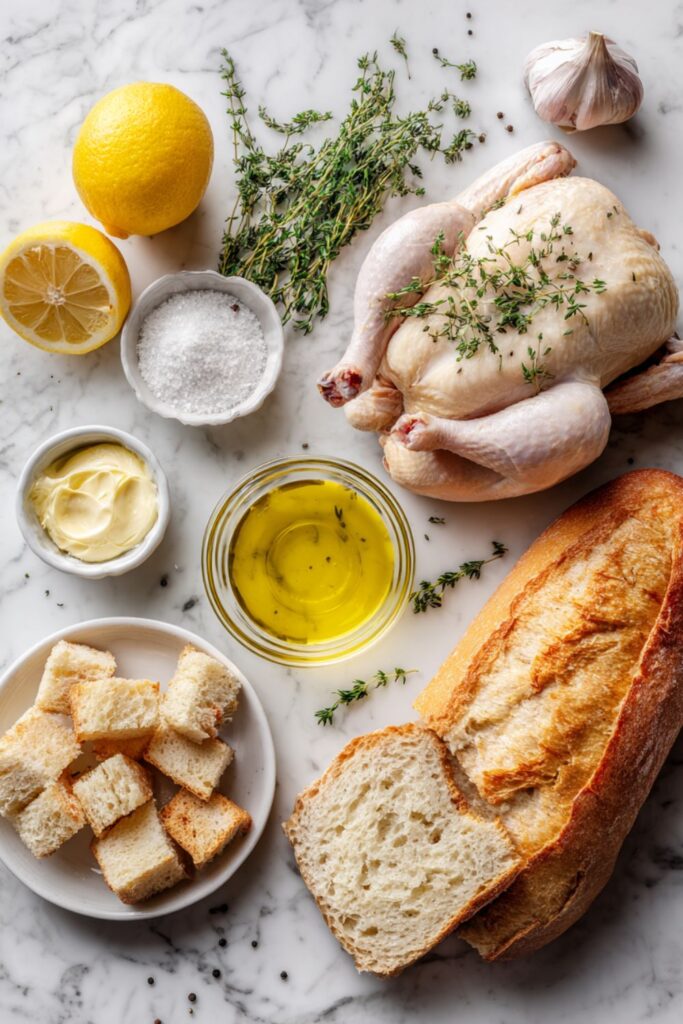 Ina Garten Roast Chicken With Croutons Recipe