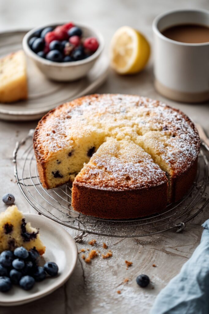 Ina Garten Blueberry Ricotta Breakfast Cake Recipe
