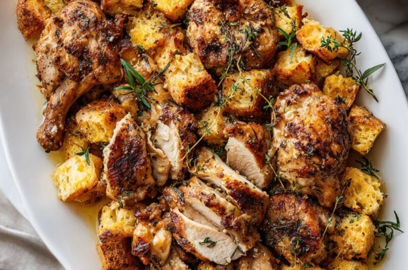 Ina Garten Roast Chicken With Croutons Recipe