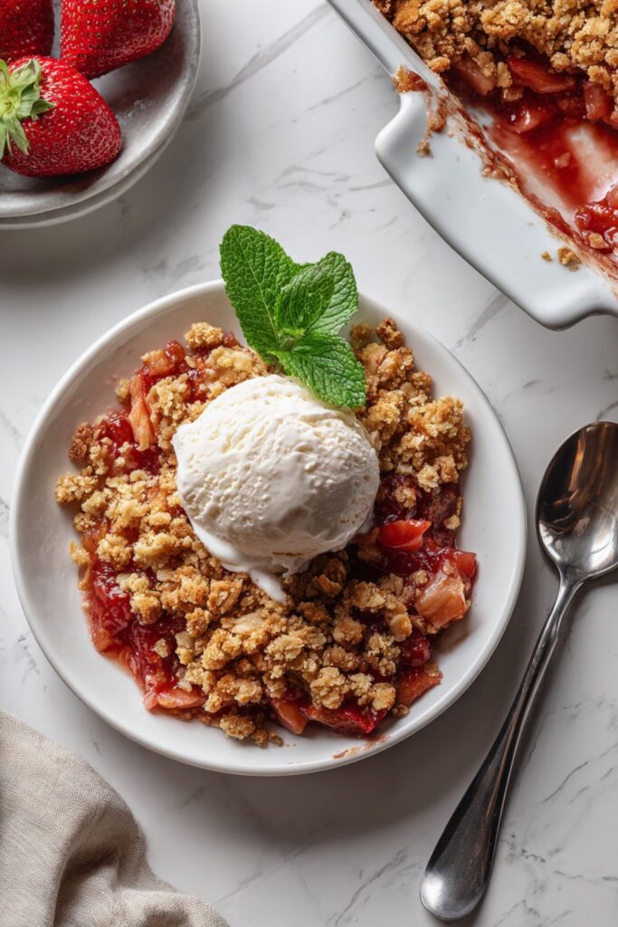 Ina Garten Strawberry Rhubarb Crisp Recipe