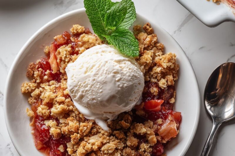 Ina Garten Strawberry Rhubarb Crisp Recipe