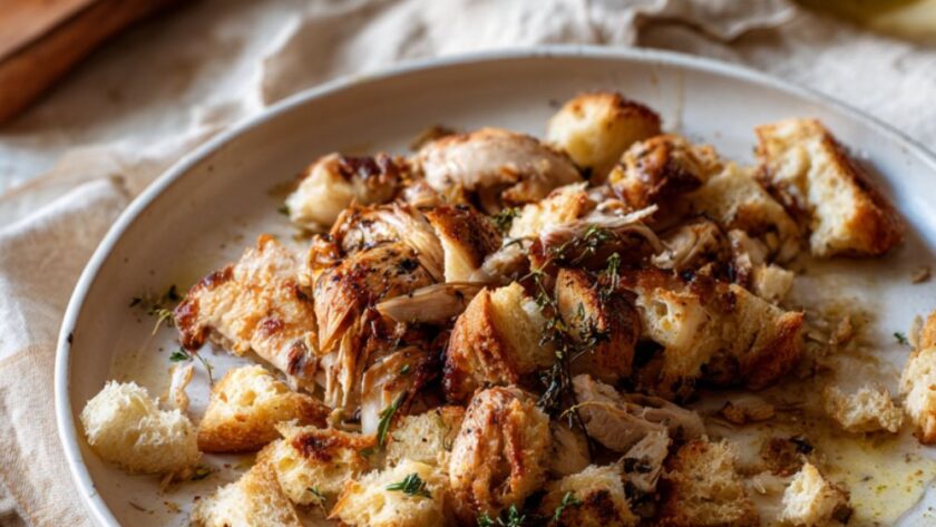 Ina Garten Roast Chicken With Croutons Recipe