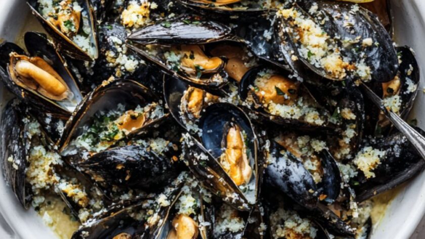 Ina Garten Mussels With Basil Breadcrumbs Recipe