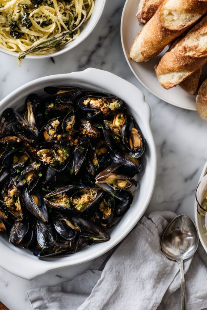 Ina Garten Mussels With Basil Breadcrumbs Recipe