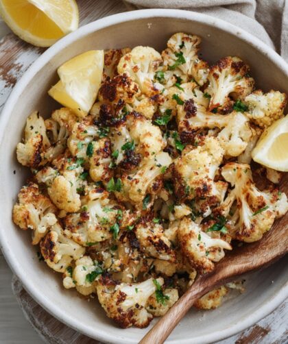 Ina Garten Garlic Roasted Cauliflower Recipe