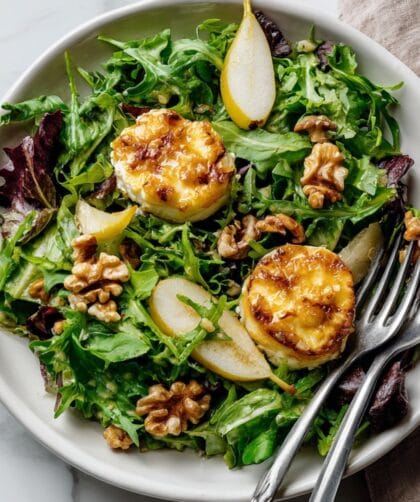 Ina Garten Salad With Warm Goat Cheese Recipe