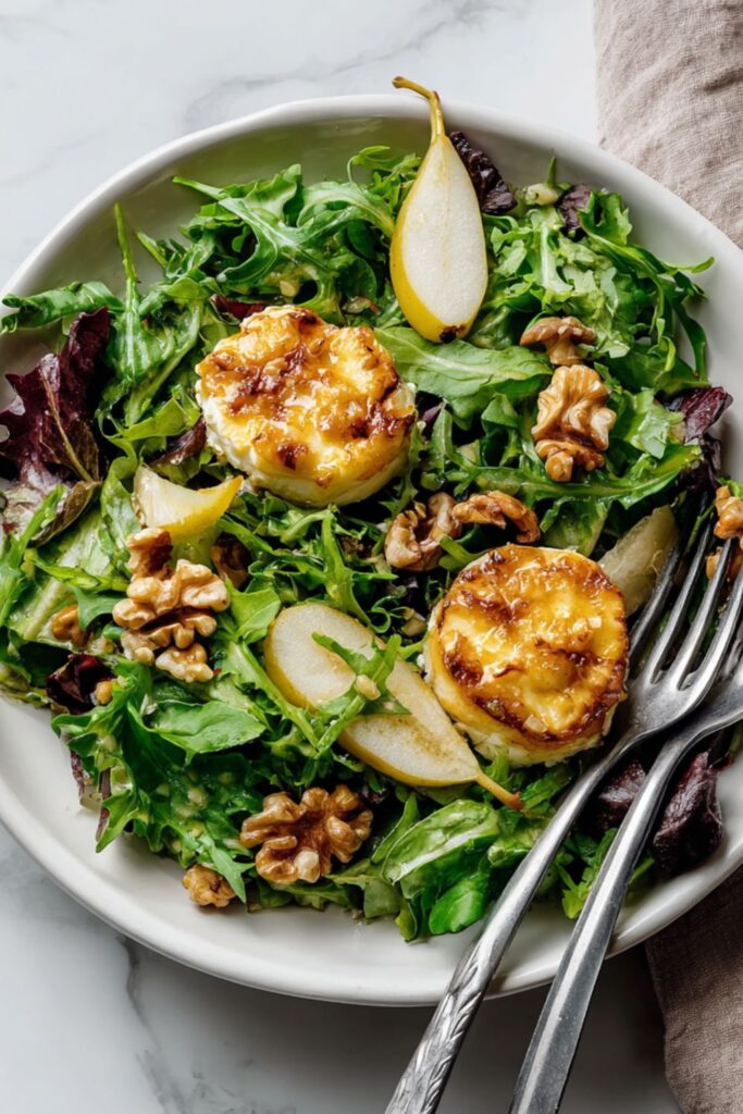 Ina Garten Salad With Warm Goat Cheese Recipe