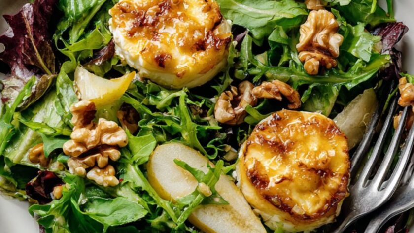 Ina Garten Salad With Warm Goat Cheese Recipe