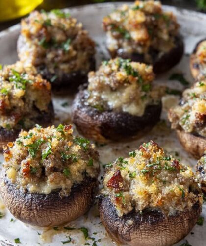 Ina Garten Sausage Stuffed Mushrooms Recipe