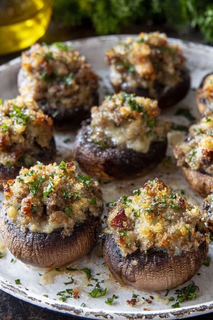 Ina Garten Sausage Stuffed Mushrooms Recipe