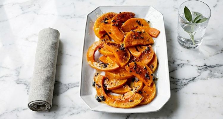Ina Garten's Roasted Butternut Squash with Brown Butter and Sage