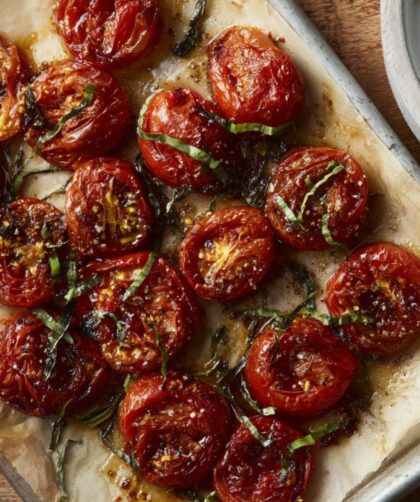 Ina Garten Roasted Tomatoes With Basil Recipe