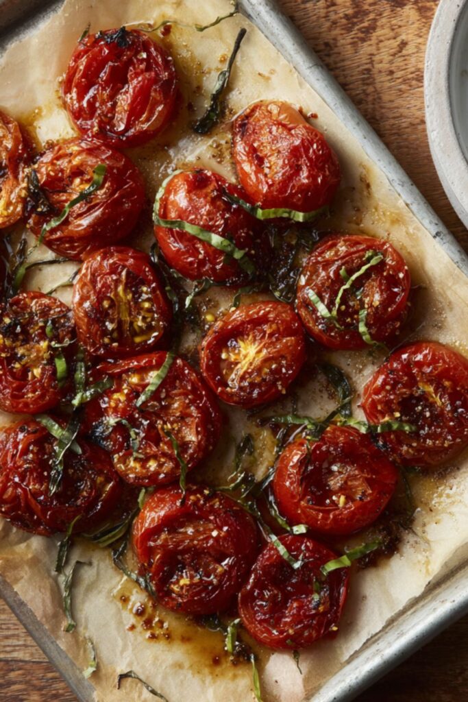 Ina Garten Roasted Tomatoes With Basil Recipe