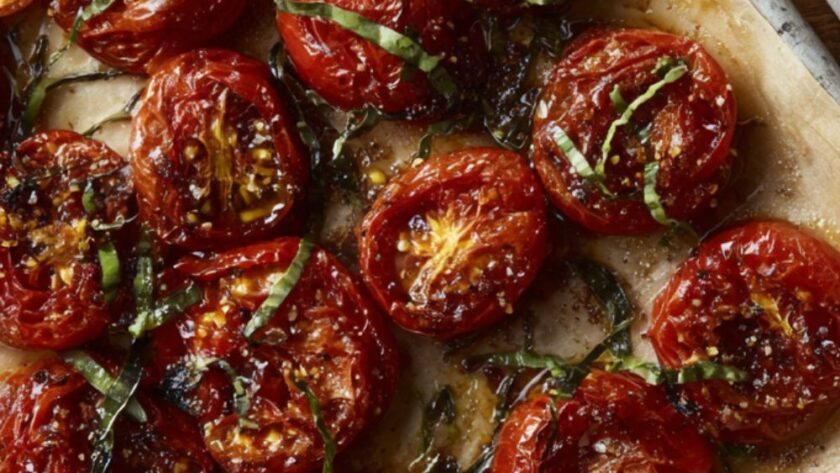Ina Garten Roasted Tomatoes With Basil Recipe