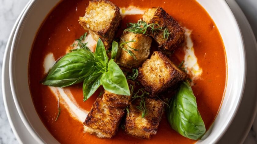 Barefoot Contessa Tomato Soup Grilled Cheese Croutons Recipe