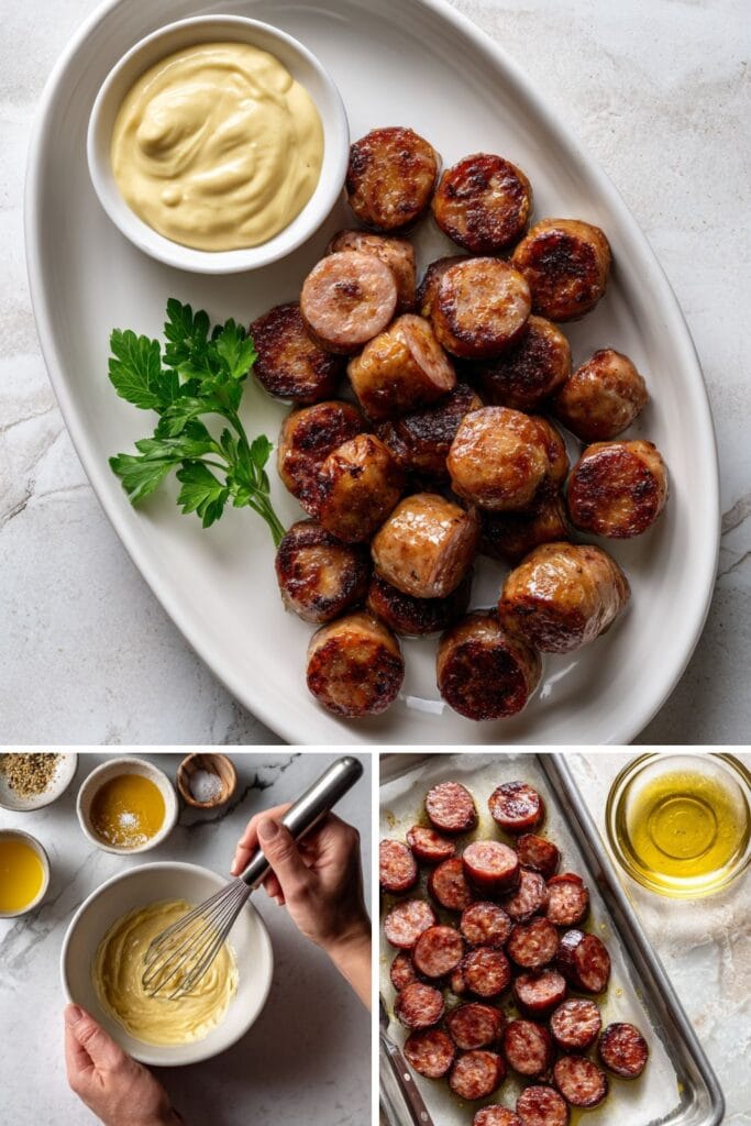 Ina Garten Kielbasa With Mustard Dip