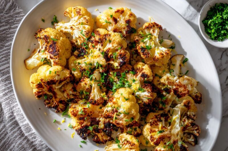 Ina Garten Roasted Cauliflower Snowflakes